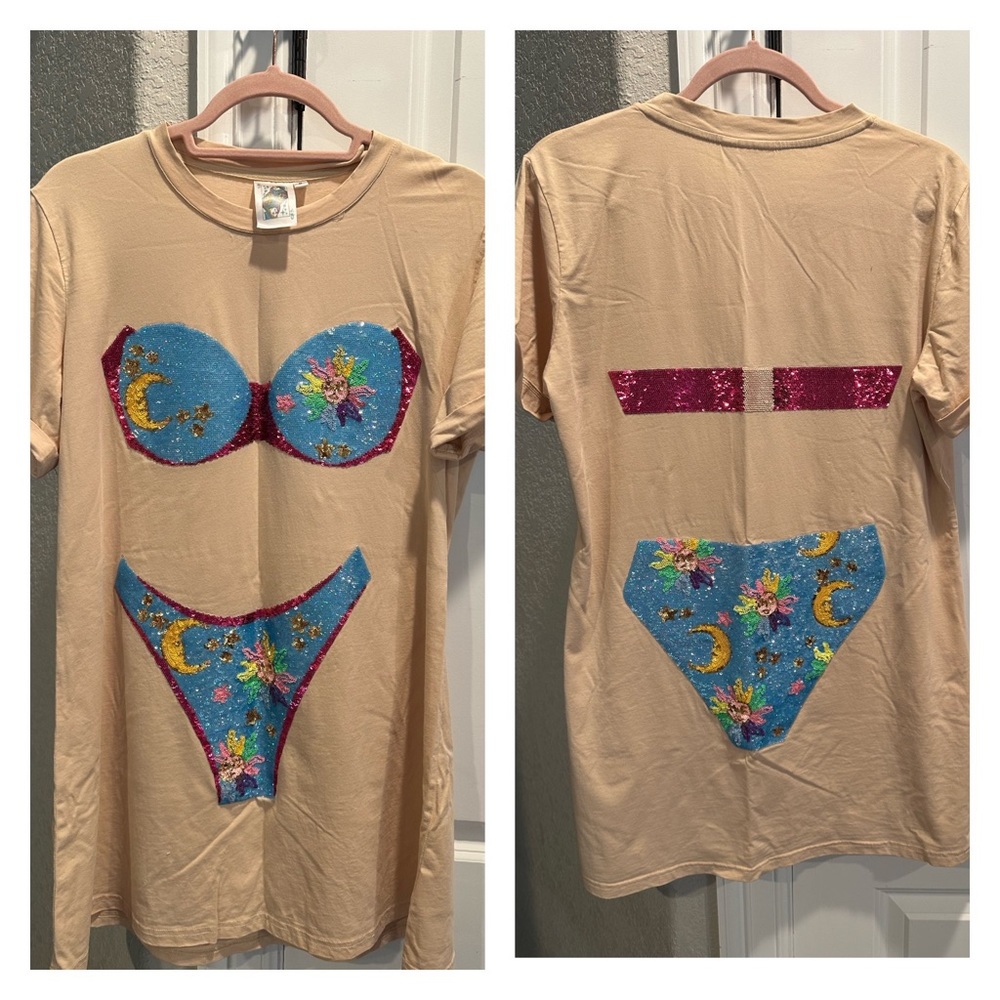 Sun, Moon, & Stars Queen of Sparkles Swim Cover Up